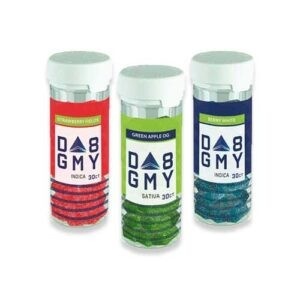 A display of various cannabinoid products, including Delta 8, showing the wide selection available at a Delta 8 Shop in Tulsa.